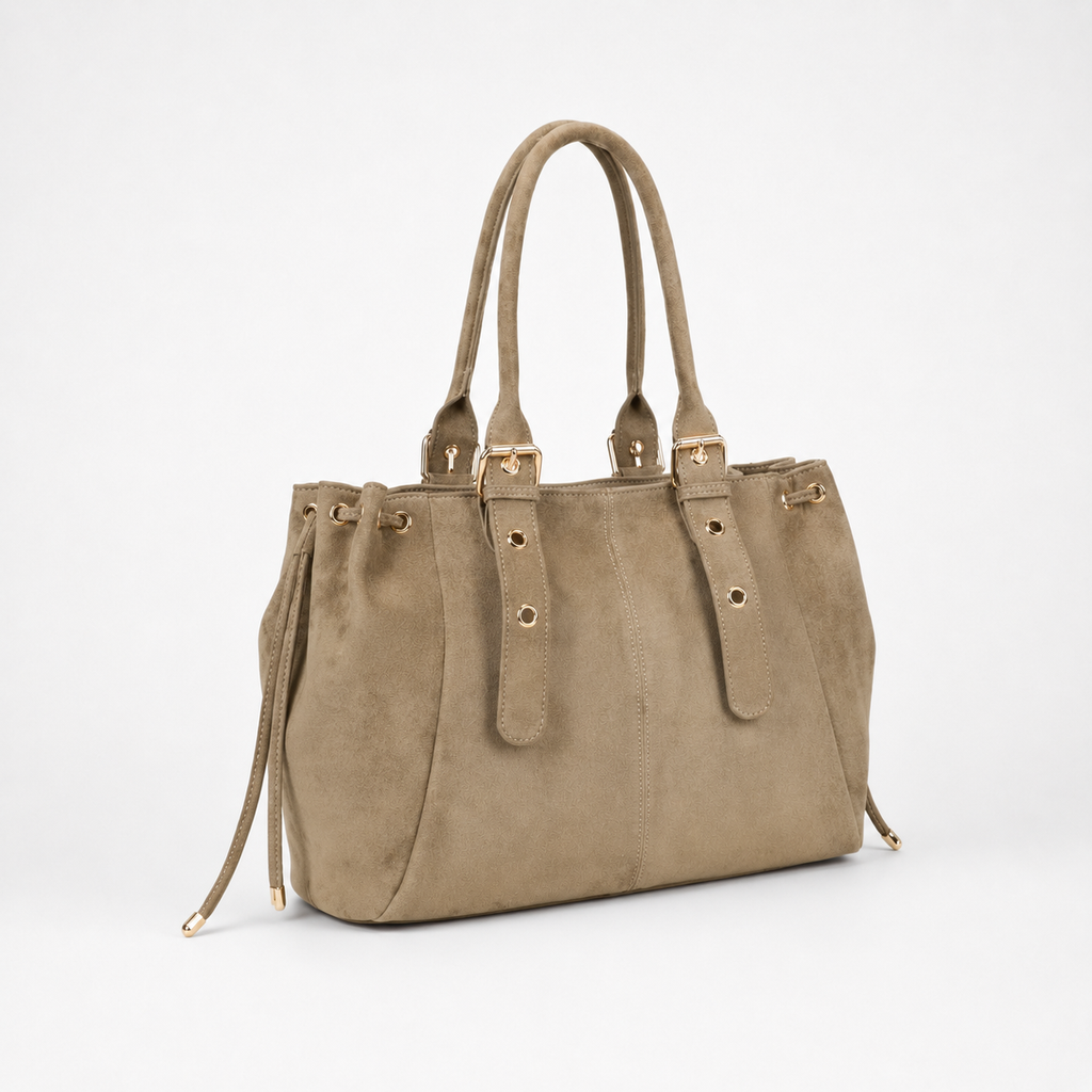THE IT GIRL BAG — BEIGE