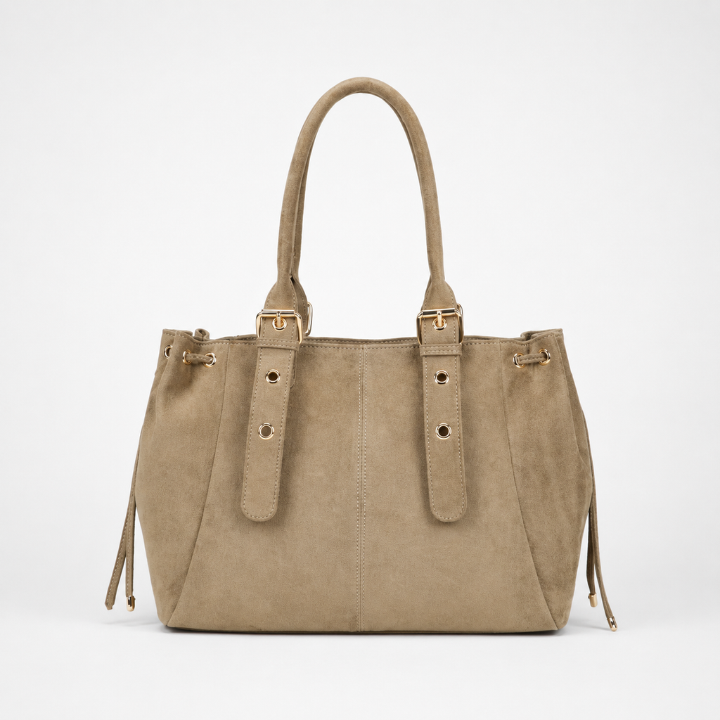 THE IT GIRL BAG — BEIGE