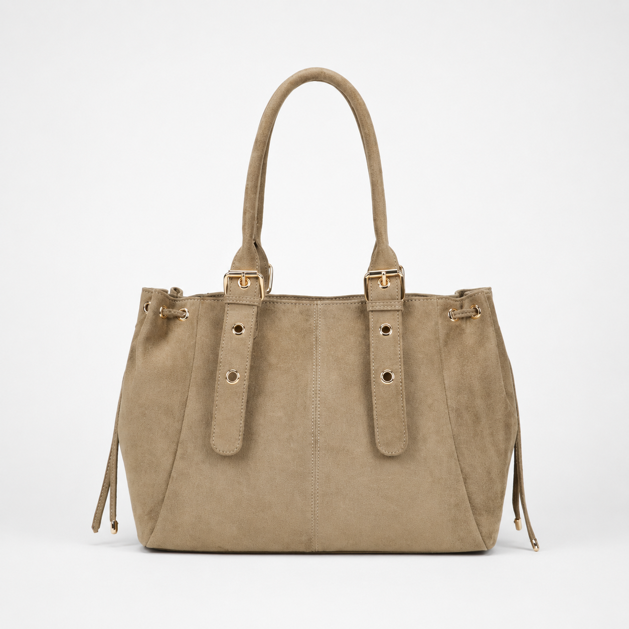 THE IT GIRL BAG — BEIGE