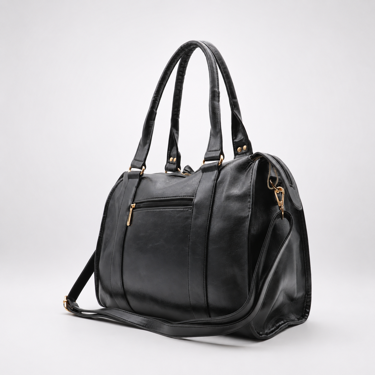 SAC SIENNA BRILLANT - NOIR