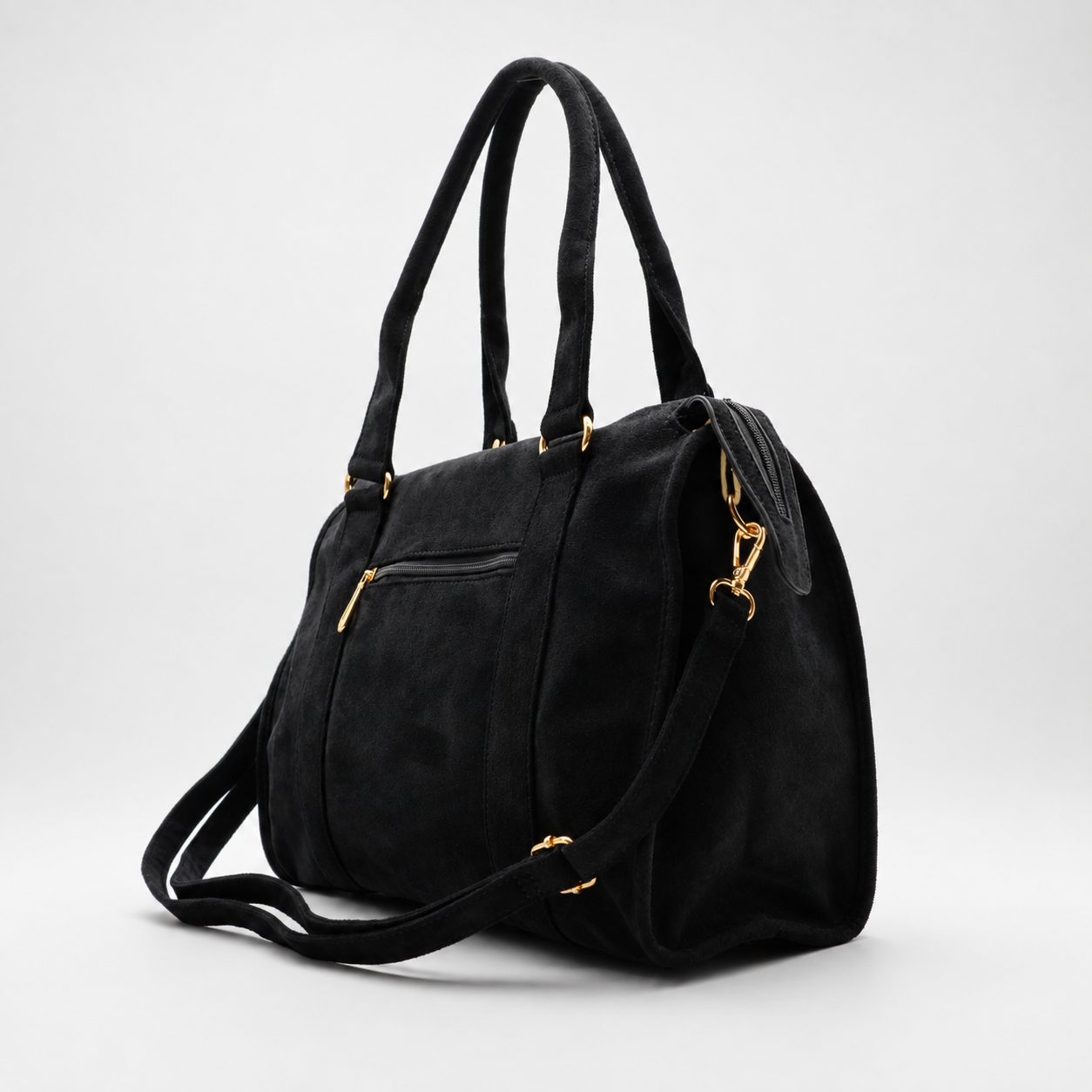 SAC SIENNA SUÉDINE - NOIR